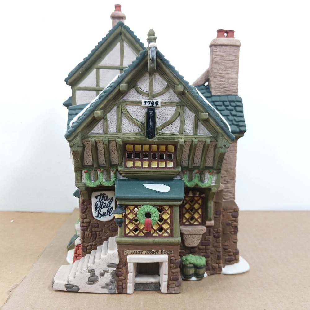 Dept 56 Dickens Village The Pied Bull Inn 2nd Edition 1993 Christmas House